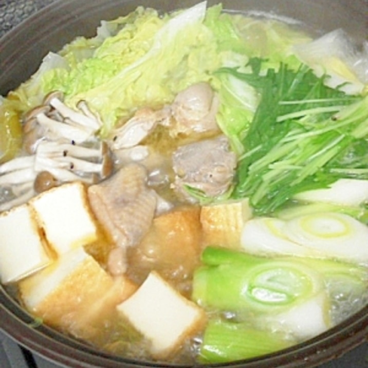 お野菜たっぷり☆コク旨スープ☆鶏塩鍋